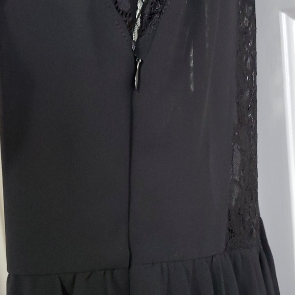 NWOT Women's Beautiful Black Lace high low Dress Small - Picture 8 of 8